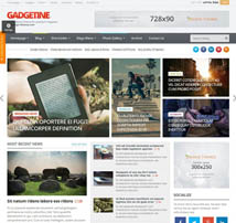 Gadgetine - Responsive News and Magazine HTML