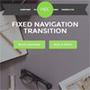 Fixed Navigation Transition with CSS3 & jQuery