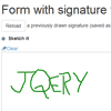 jQuery Signature Field