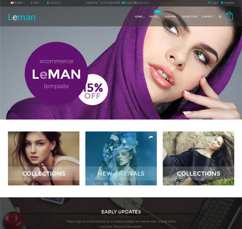 Leman - Responsive E-Commerce Template