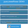 tweetParser.js : Parse Twitter Usernames, Hashtags & URLs Using jQuery