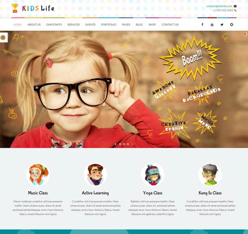 Kids Life | Kindergarten WordPress Theme