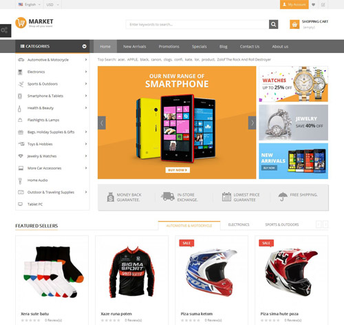 Market - Responsive Multipurpose Prestashop Theme