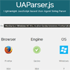 UAParser.js : JavaScript-based User-Agent String Parser