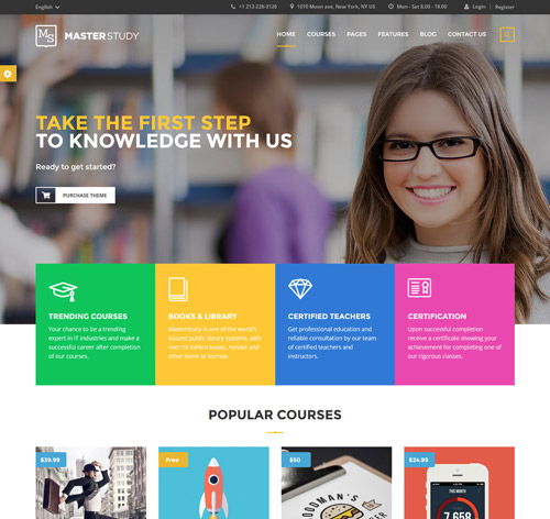 Masterstudy - Education Center WordPress Theme