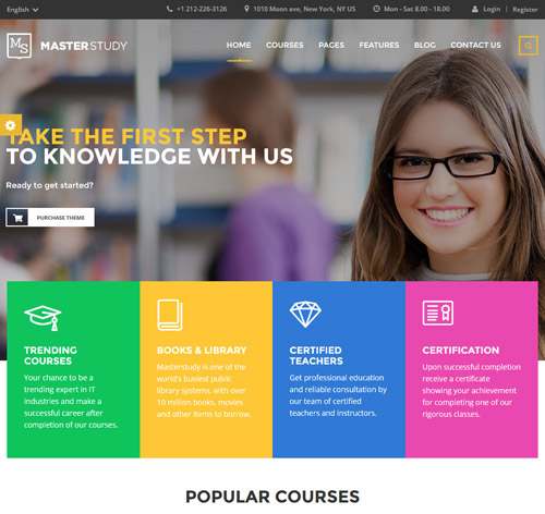 Masterstudy - Education Center WordPress Theme