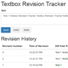 jQuery Textbox Revision Tracker Plugin