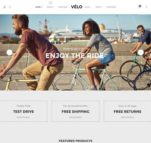 Velo - Bike Store Responsive Business Theme