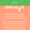 Notie.js : Simple Notification Plugin