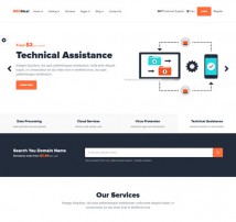 NRGhost - Flat Responsive Hosting Theme + WHMCS