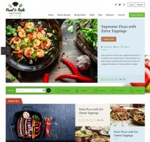 RecipePress - Food & Recipes Premium HTML Template