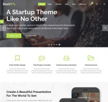 Startit - A Fresh Startup Business Theme