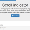 jQuery Scroll Indicator Plugin