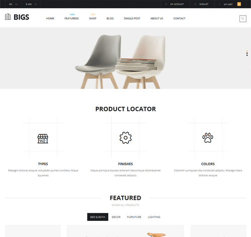 BigShop - Responsive WooCommerce Theme