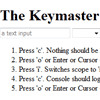 Keymaster.js : JavaScript Keyboard Shortcuts Library