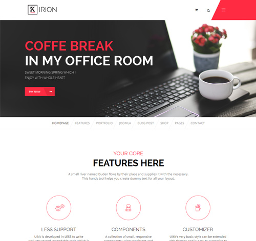 Kirion - Multipurpose Joomla Template