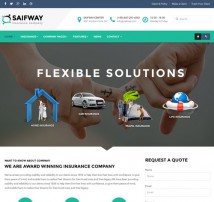 SaifWay - Responsive Insurance Agency Joomla Template