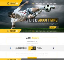 Sport.AK — Soccer Club and Sport Joomla Template