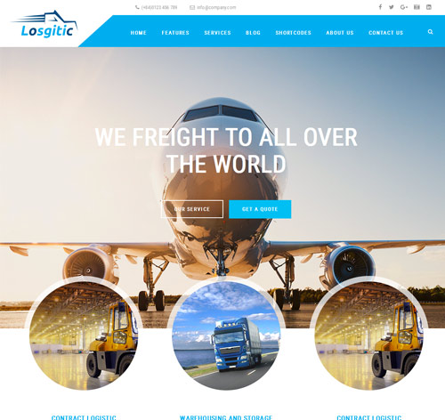 ZT Logistic - Warehouse Transport Joomla Template