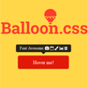 Balloon.css : CSS Tooltips