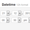 Combodate : Dropdown Date and Time picker