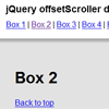 jQuery Offset Scroller