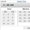 jQuery Time Picker Plugin : ptTimeSelect