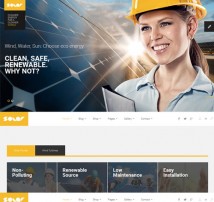 Solar - Renewable Energy HTML Template with Builder