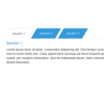 Bootstrap CSS Tab Style 18