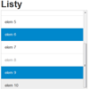 Listy : jQuery plugin for Lists browsable through Keyboard