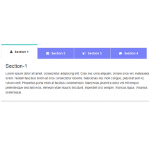 Bootstrap CSS Tab Style 23