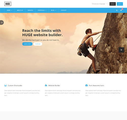 Huge - Multipurpose Joomla Template