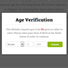 AgeCheck.js : jQuery plugin for Checking User Age