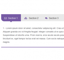 Bootstrap CSS Tab Style 26