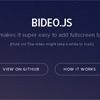 Bideo.js : Easy fullscreen Video Backgrounds