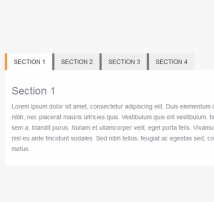 Bootstrap CSS Tab Style 34