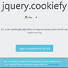 Cookiefy : jQuery plugin to the EU Cookie laws