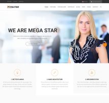 Megastar - Business Joomla Template