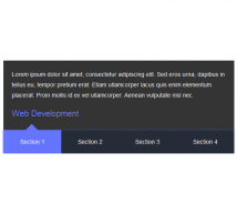 Bootstrap CSS Tab Style 36