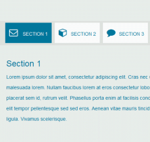 Bootstrap CSS Tab Style 39