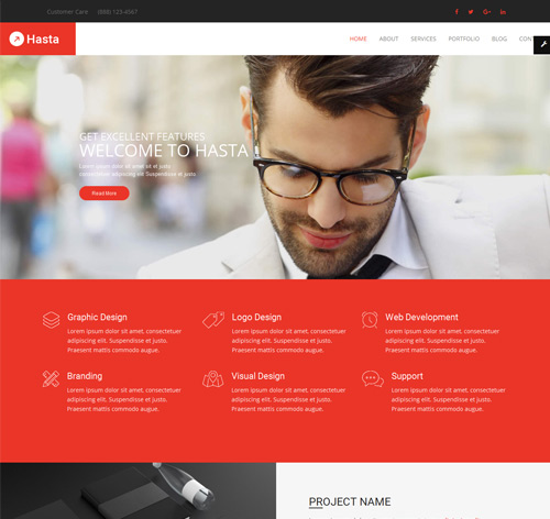 Hasta - Responsive Multipurpose Joomla Theme