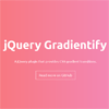 Gradientify : jQuery plugin for CSS Gradient Transitions