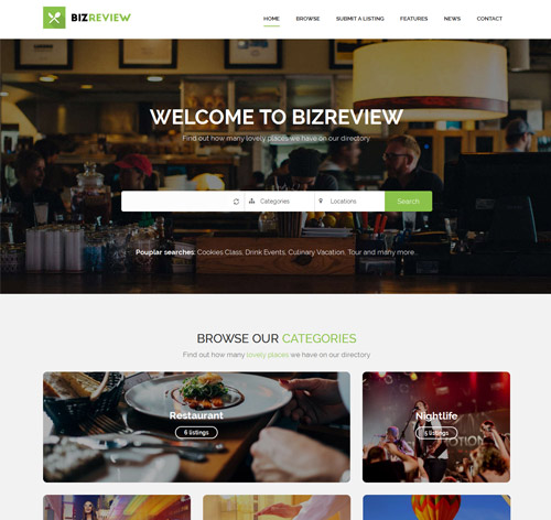 BizSearch - Directory & Listing Drupal Theme