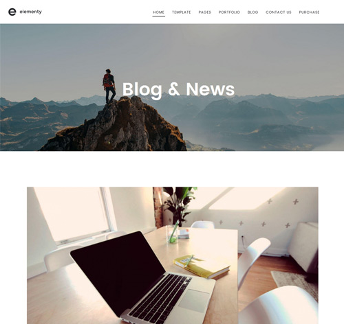 Elementy - Multipurpose One & Multi Page Joomla Template