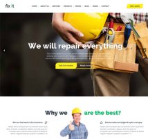 Fixit Construction - Construction WordPress Theme