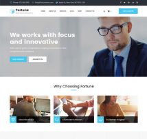 Fortune - Business Consulting and Professional Services HTML Template