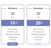 Pricing Table Style 46