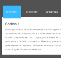 Bootstrap CSS Tab Style 47