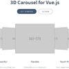 Vue 3D Carousel for Vue.js