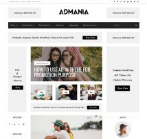 Admania - Best AD Optimized WordPress Theme For Adsense & Affiliate Enthusiasts